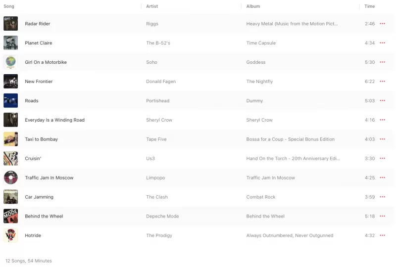 EV Life Playlist screenshot.webp