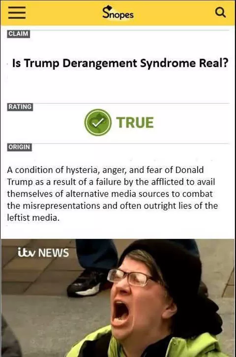 snopes-is-trump-derangement-snydrome-real-true.webp