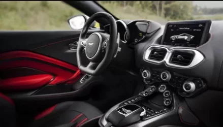 Aston Martin Vantage interior.webp