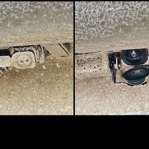 Rear camera dirt protection