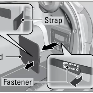 Location of Tire Inflator (from manual)