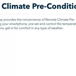 Climate Preconditioning in Touring Only